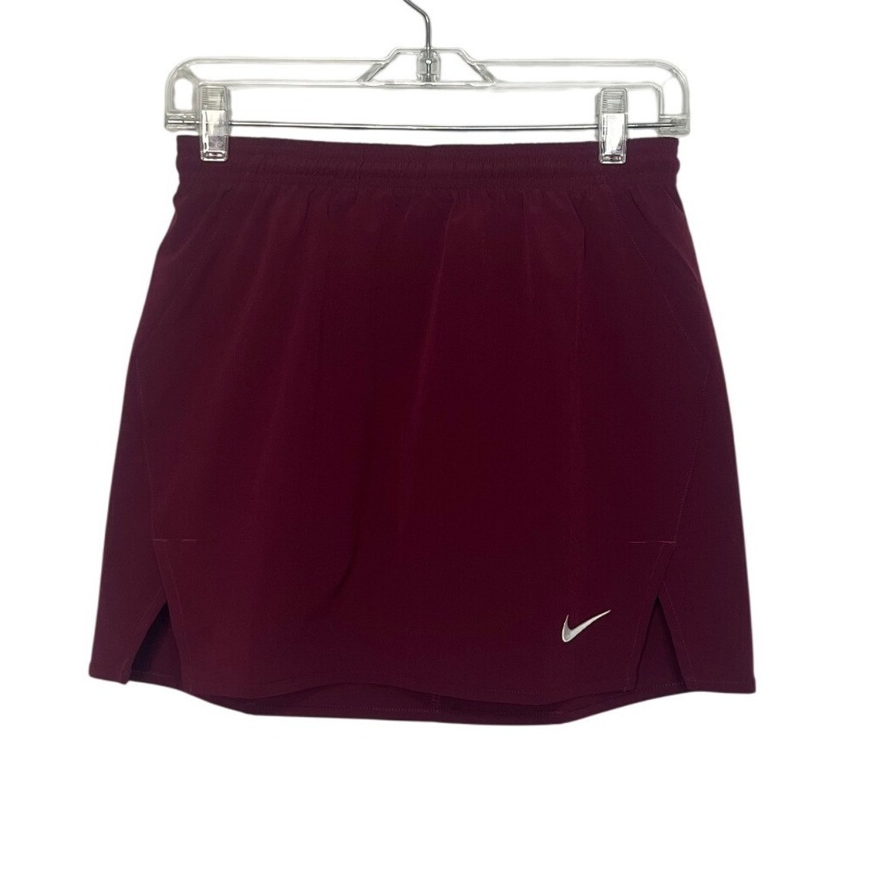 Nike Untouchable Speed Kilt Lacrosse Skirt Small Maroon Athletic Golf Tennis
